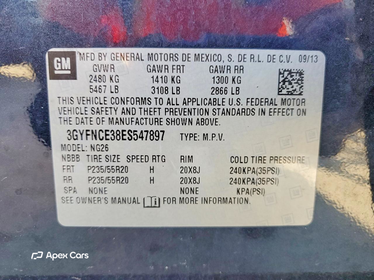 Cadillac SRX 2014