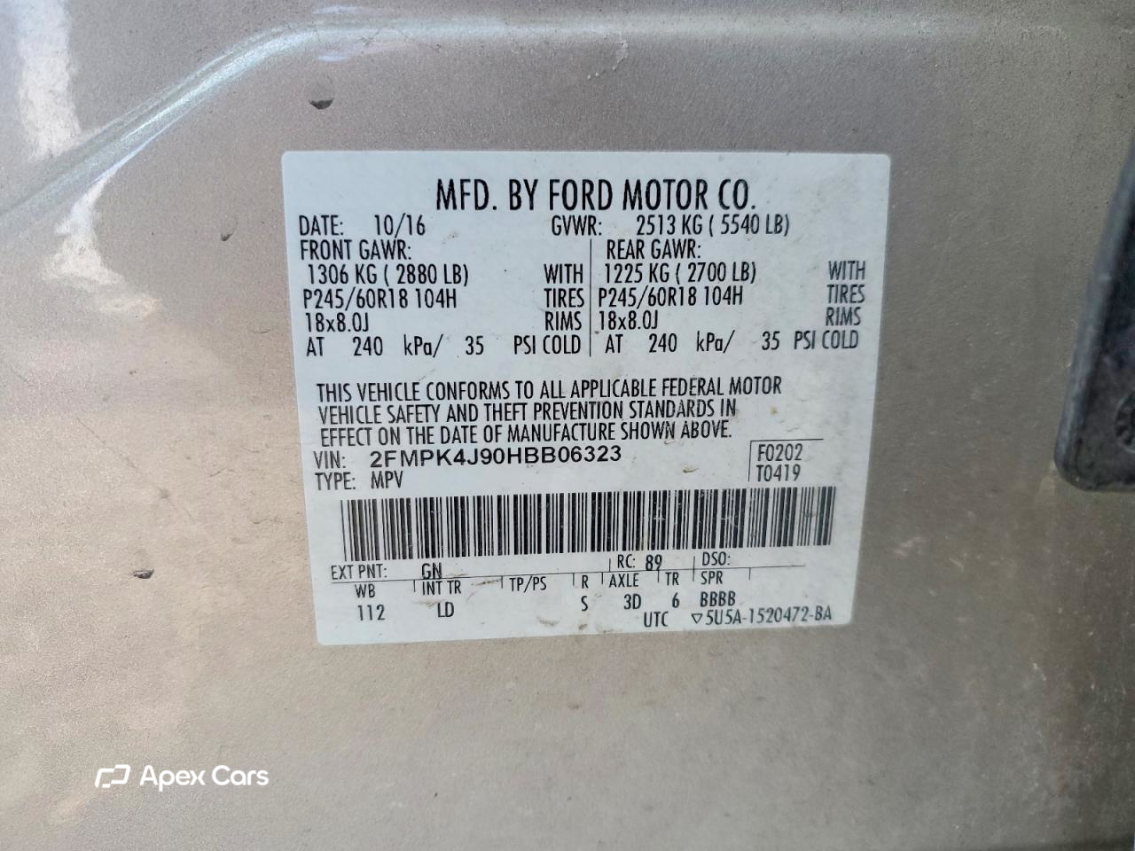 Ford Edge 2017