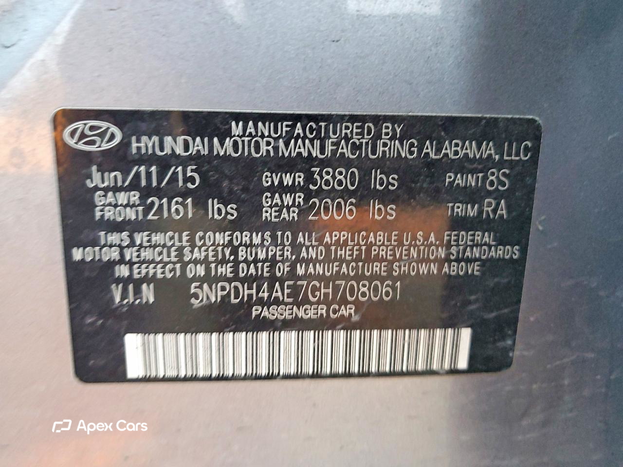 Hyundai Elantra 2016