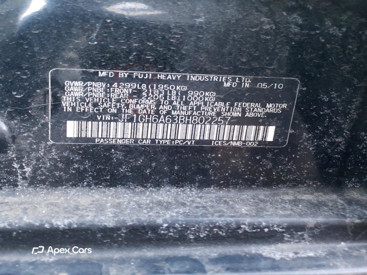 Subaru Impreza 2011