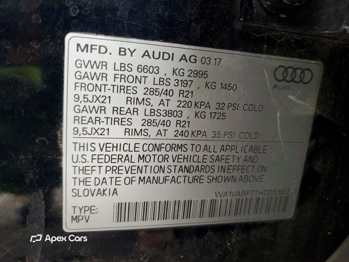 Audi Q7 2017
