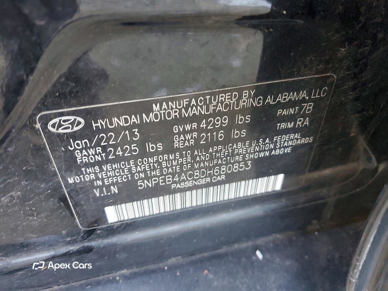 Hyundai Sonata 2013