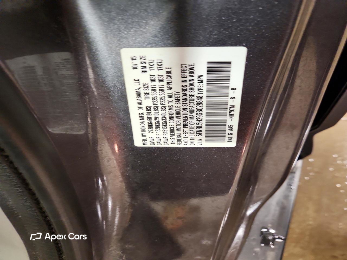 Honda Odyssey 2016