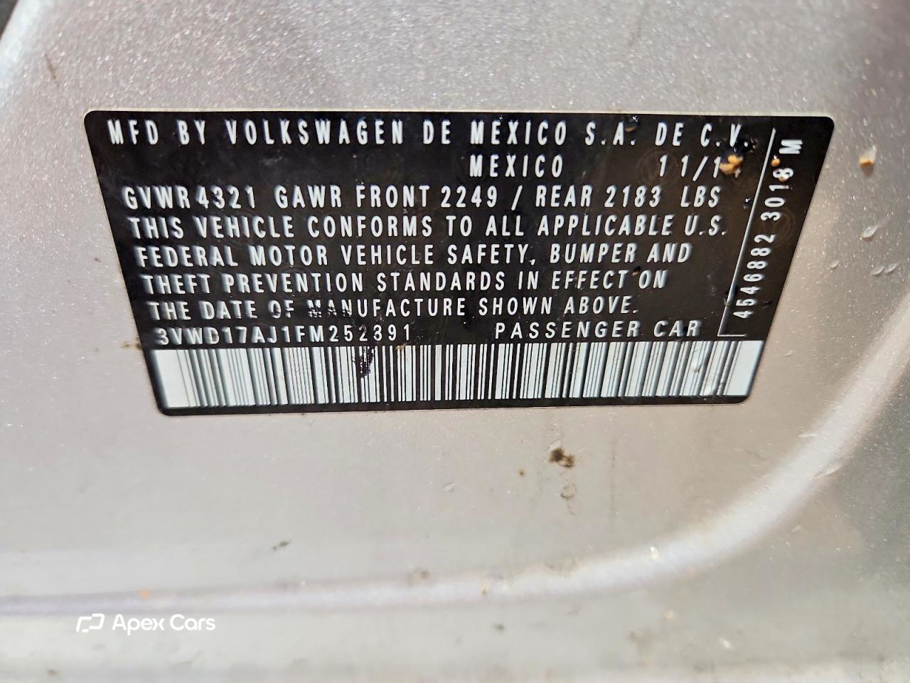 Volkswagen Jetta 2015
