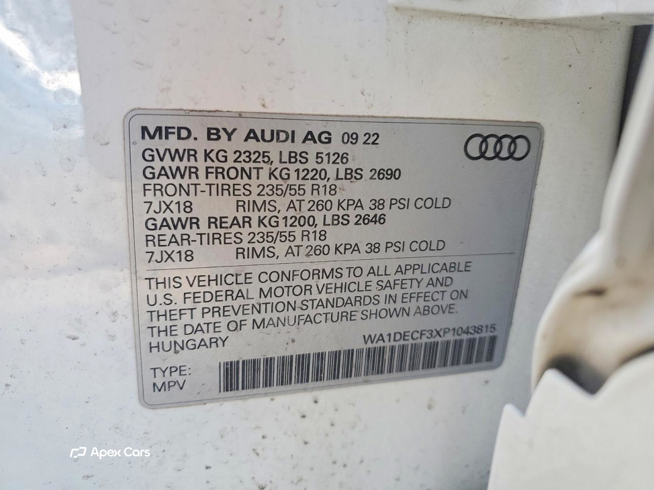 Audi Q3 2023
