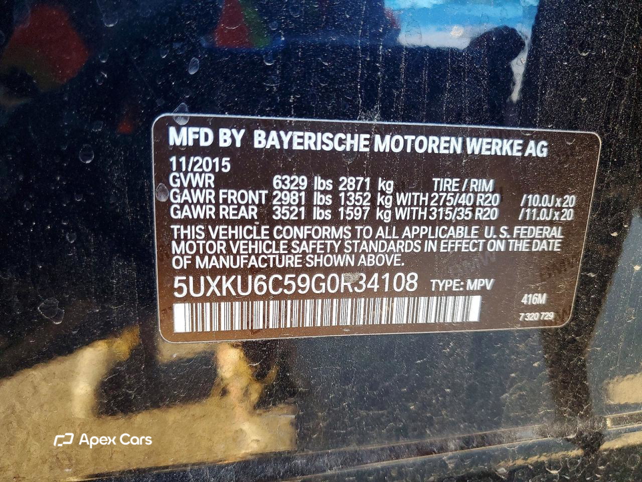 BMW X6 2016