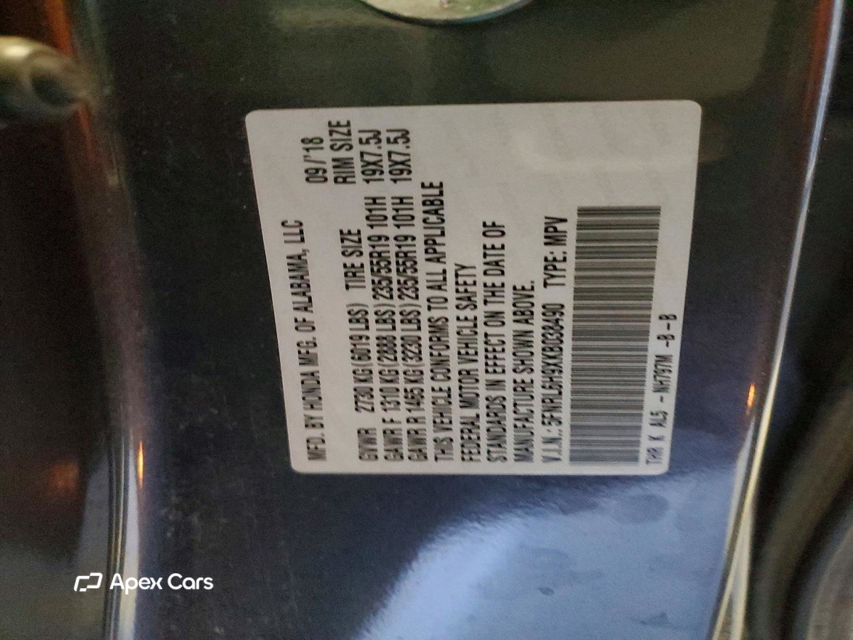 Honda Odyssey 2019
