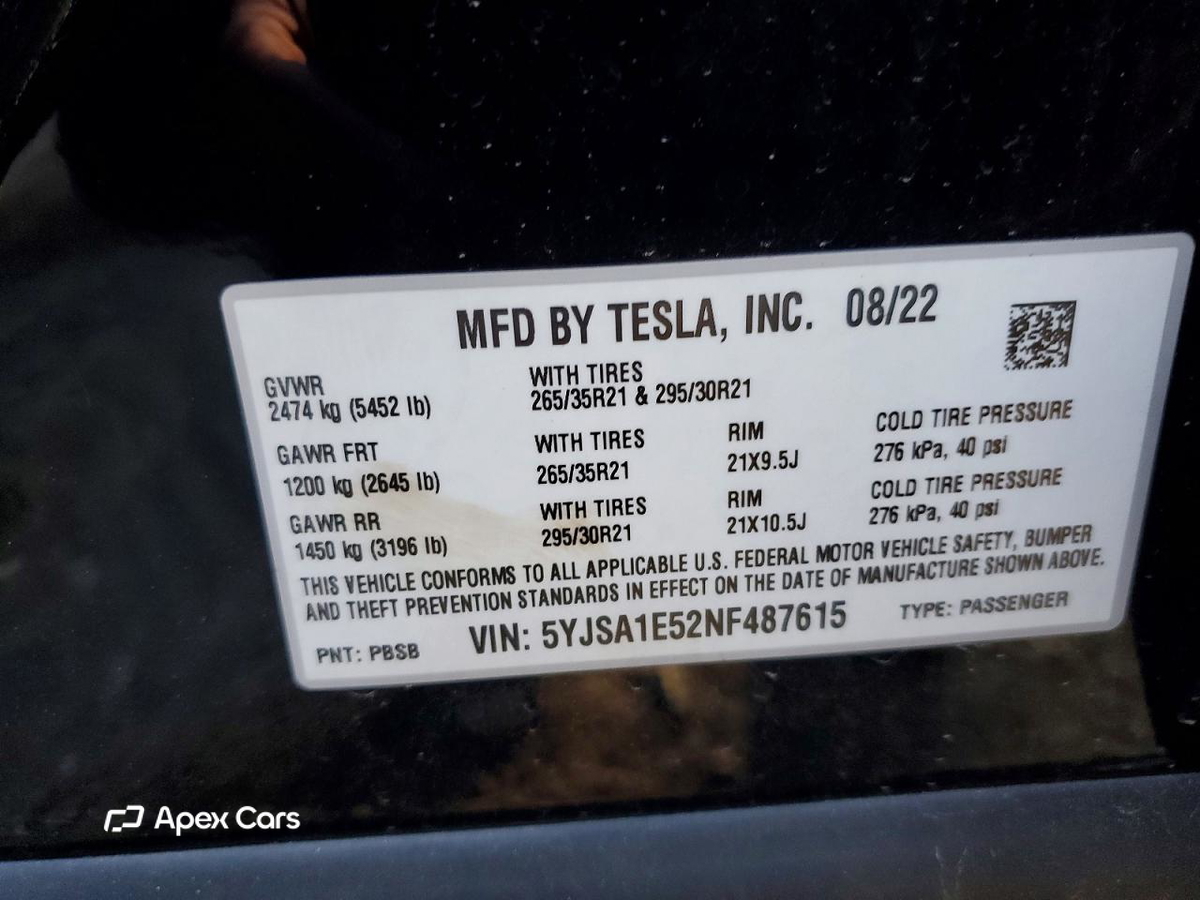 Tesla Model S 2022