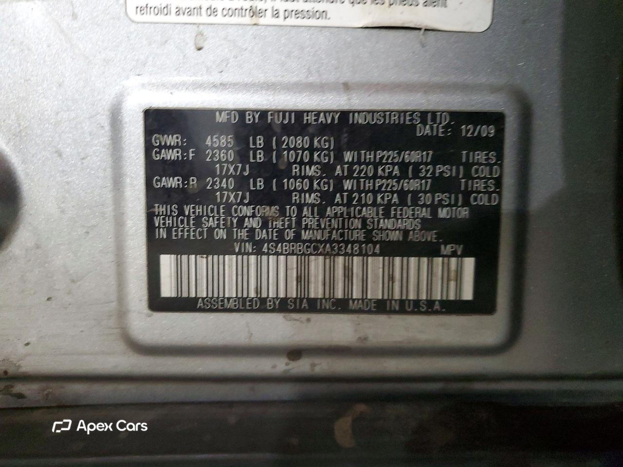 Subaru Outback 2010