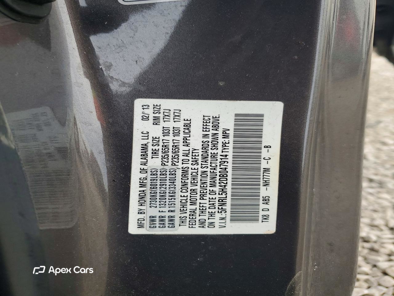 Honda Odyssey 2013