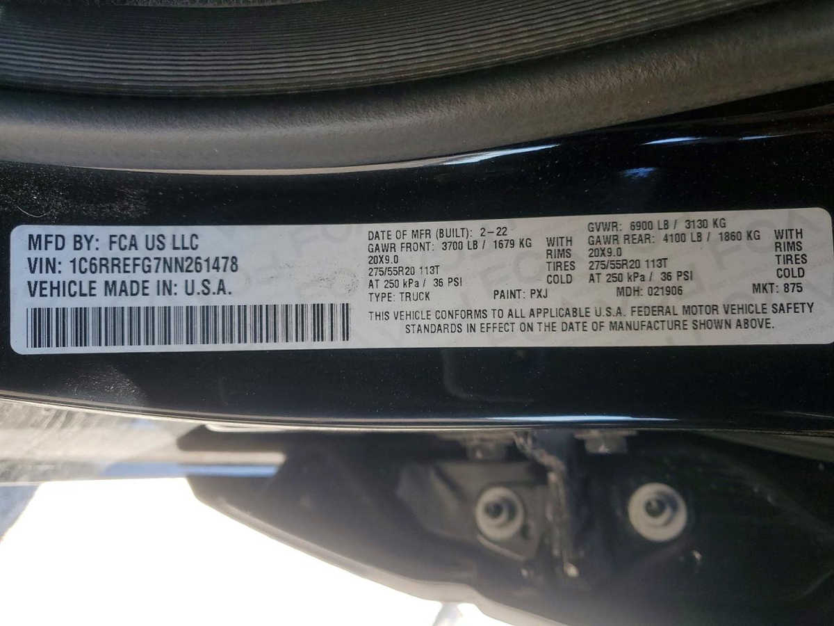 RAM 1500 2022