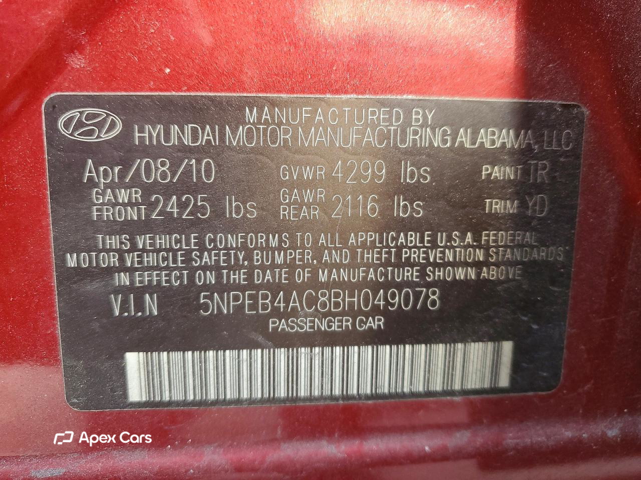 Hyundai Sonata 2011