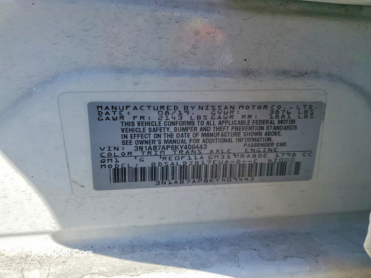 Nissan Sentra 2019