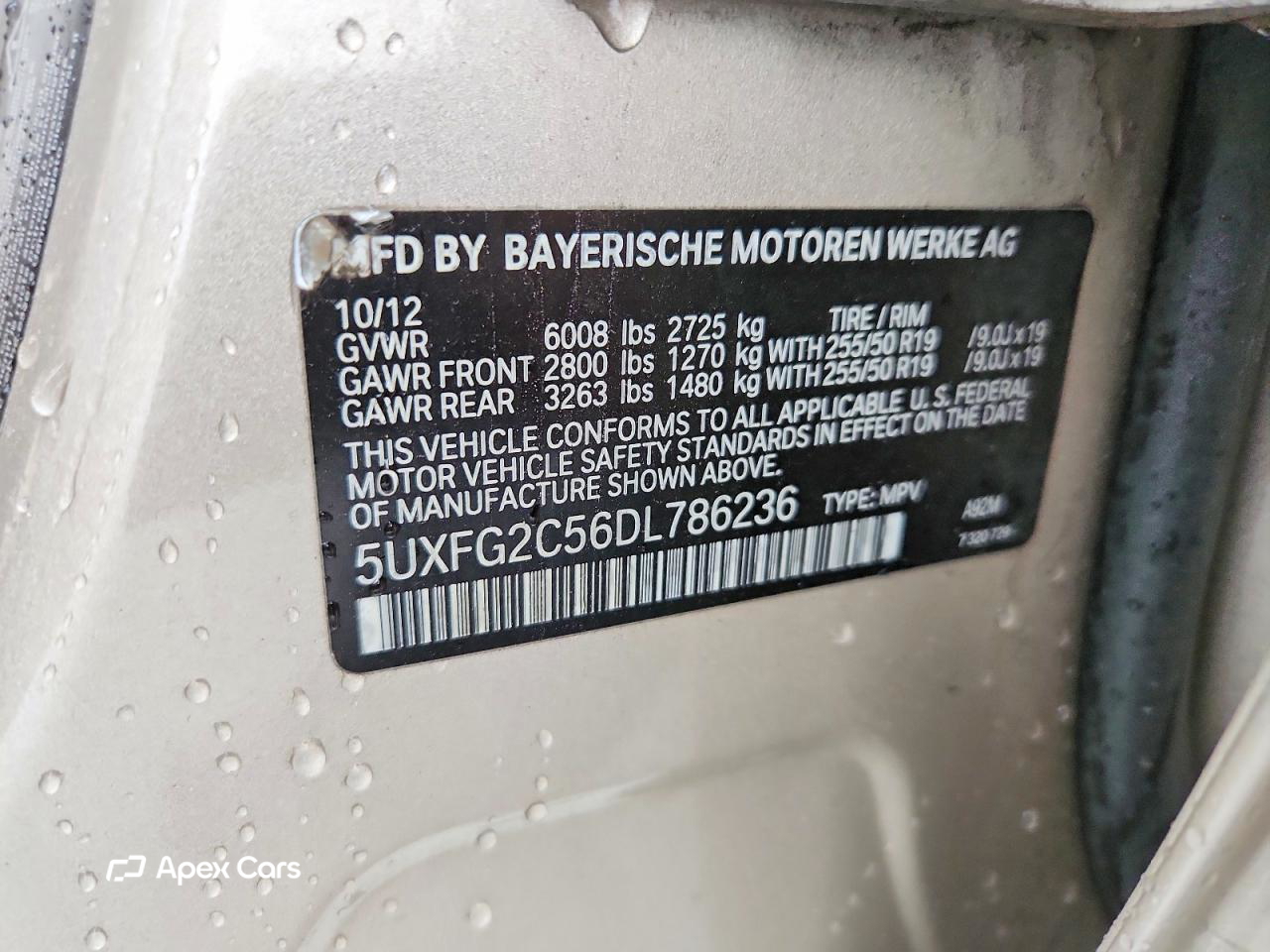 BMW X6 2013