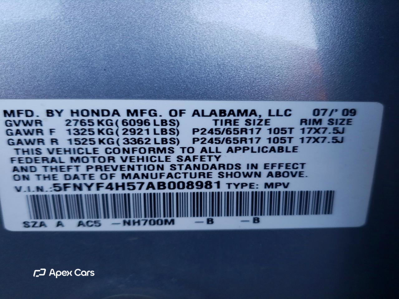 Honda Pilot 2010