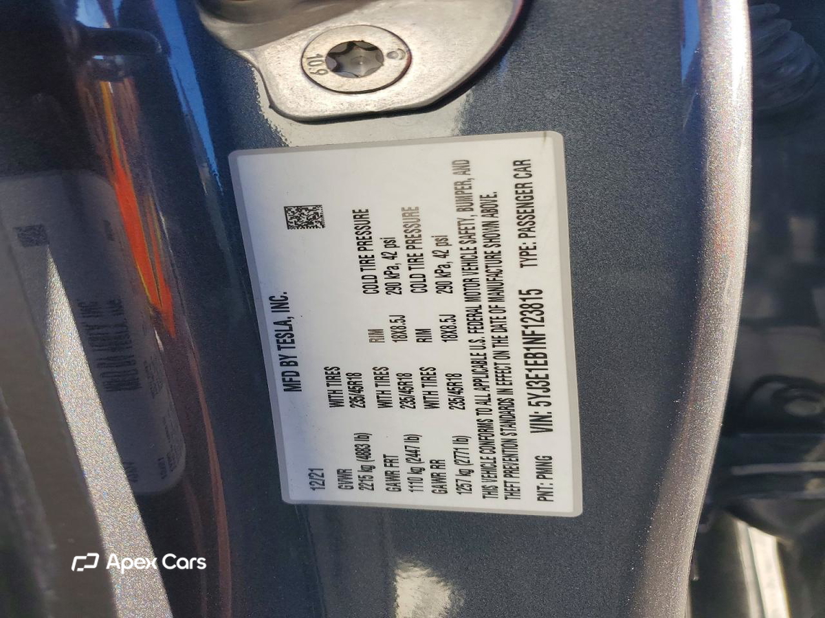 Tesla Model 3 2022
