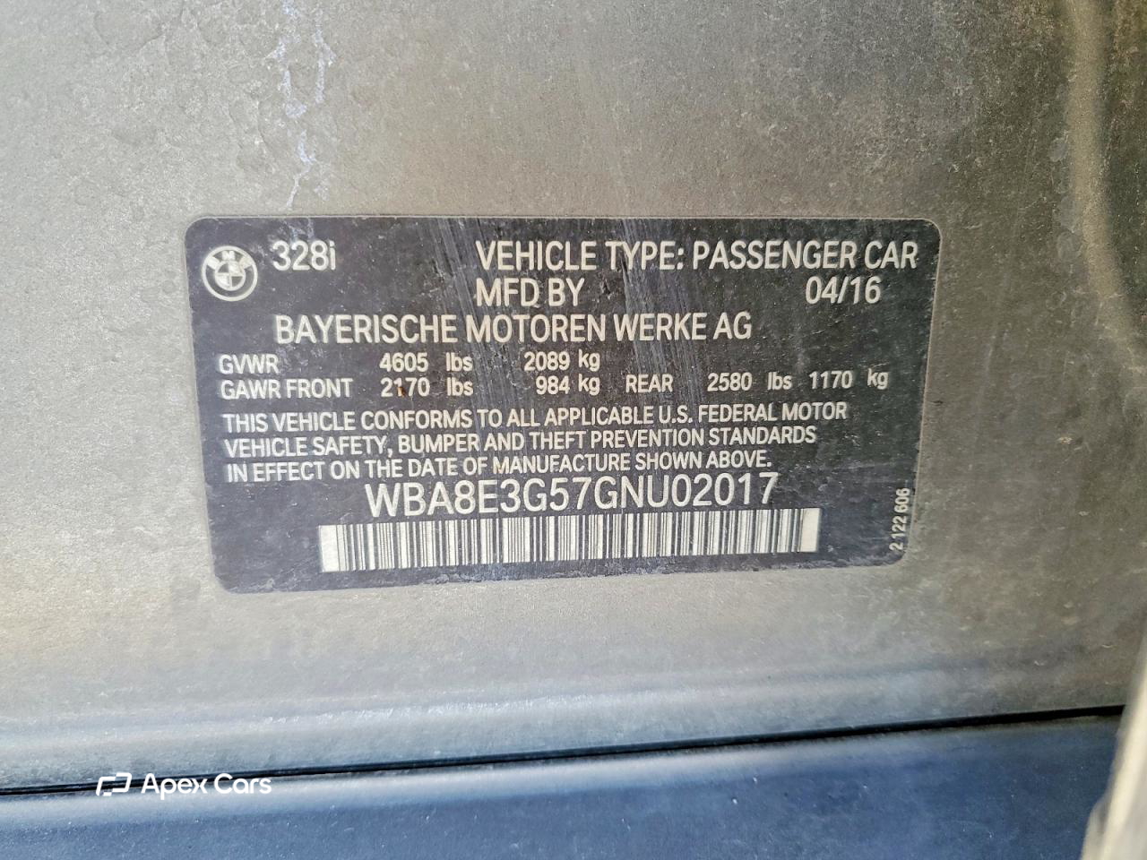 BMW Series 3 2016