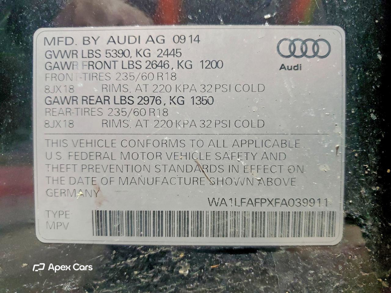 Audi Q5 2015