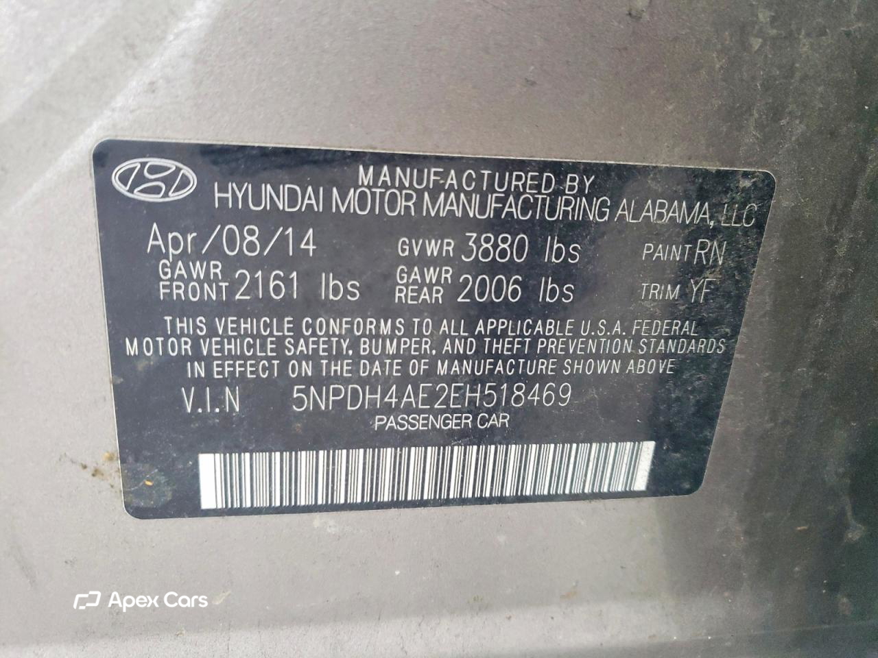 Hyundai Elantra 2014
