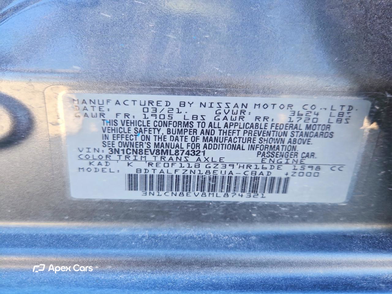 Nissan Versa 2021