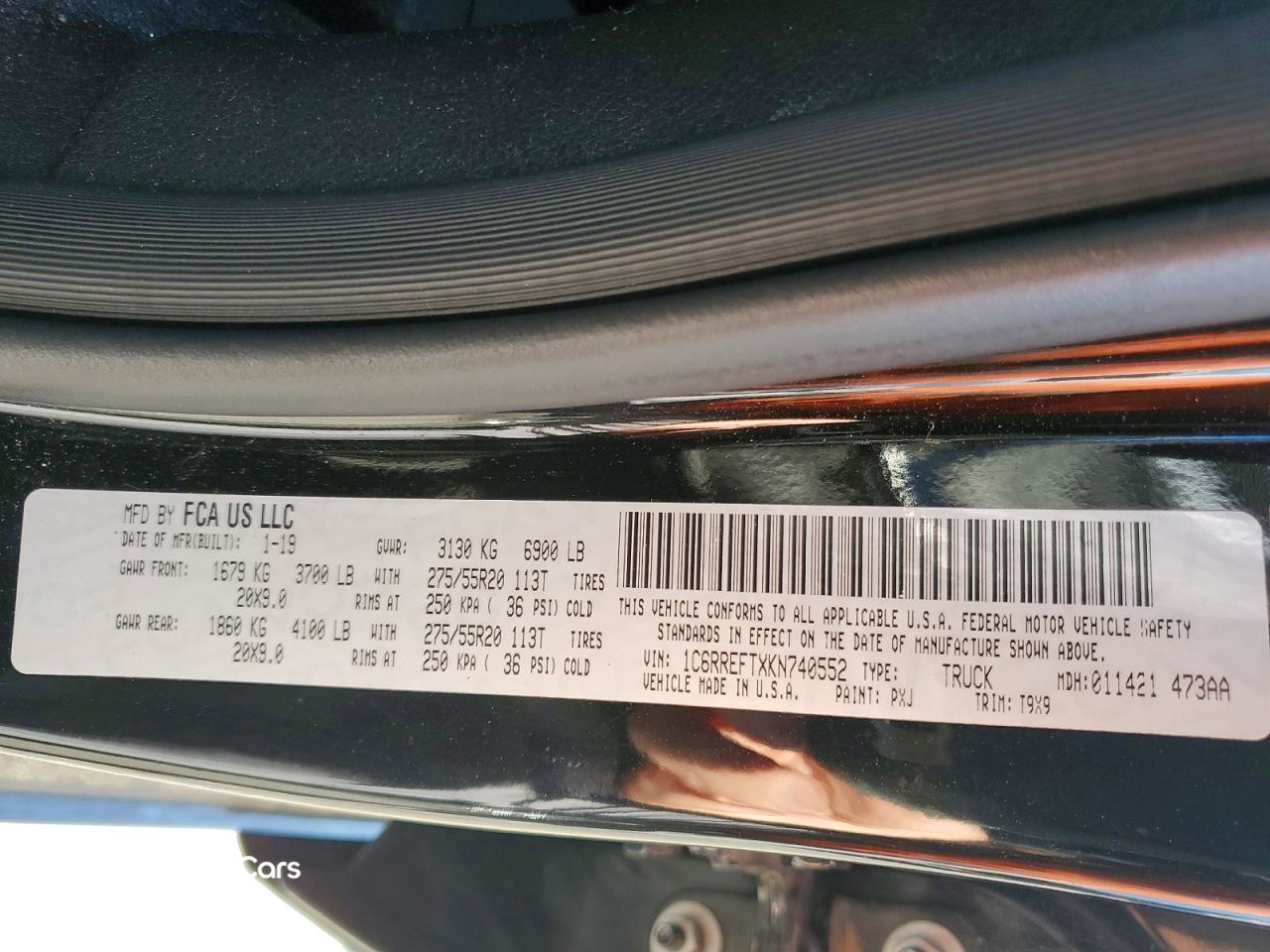 RAM 1500 2019