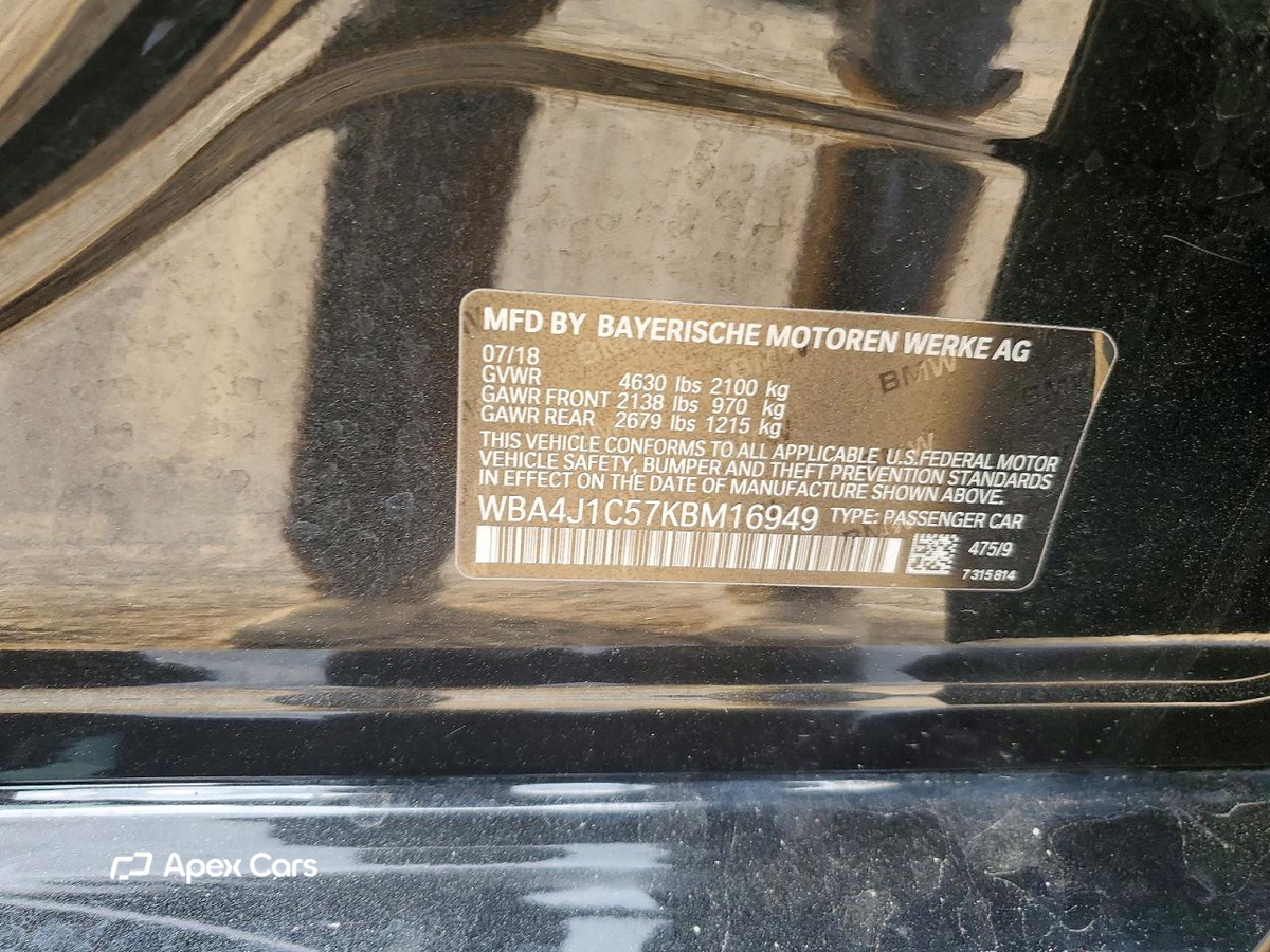 BMW Series 4 2019