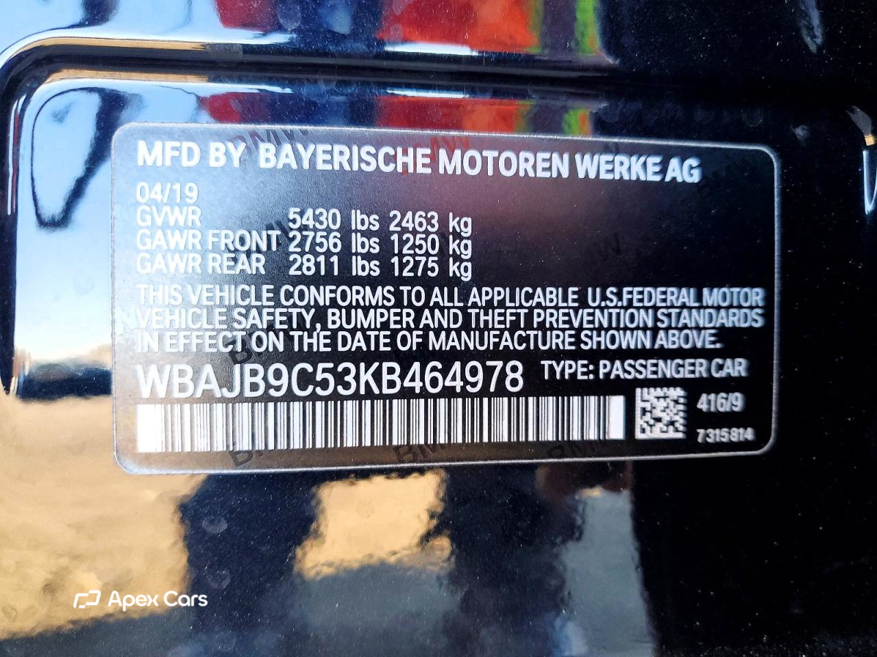 BMW Series 5 2019