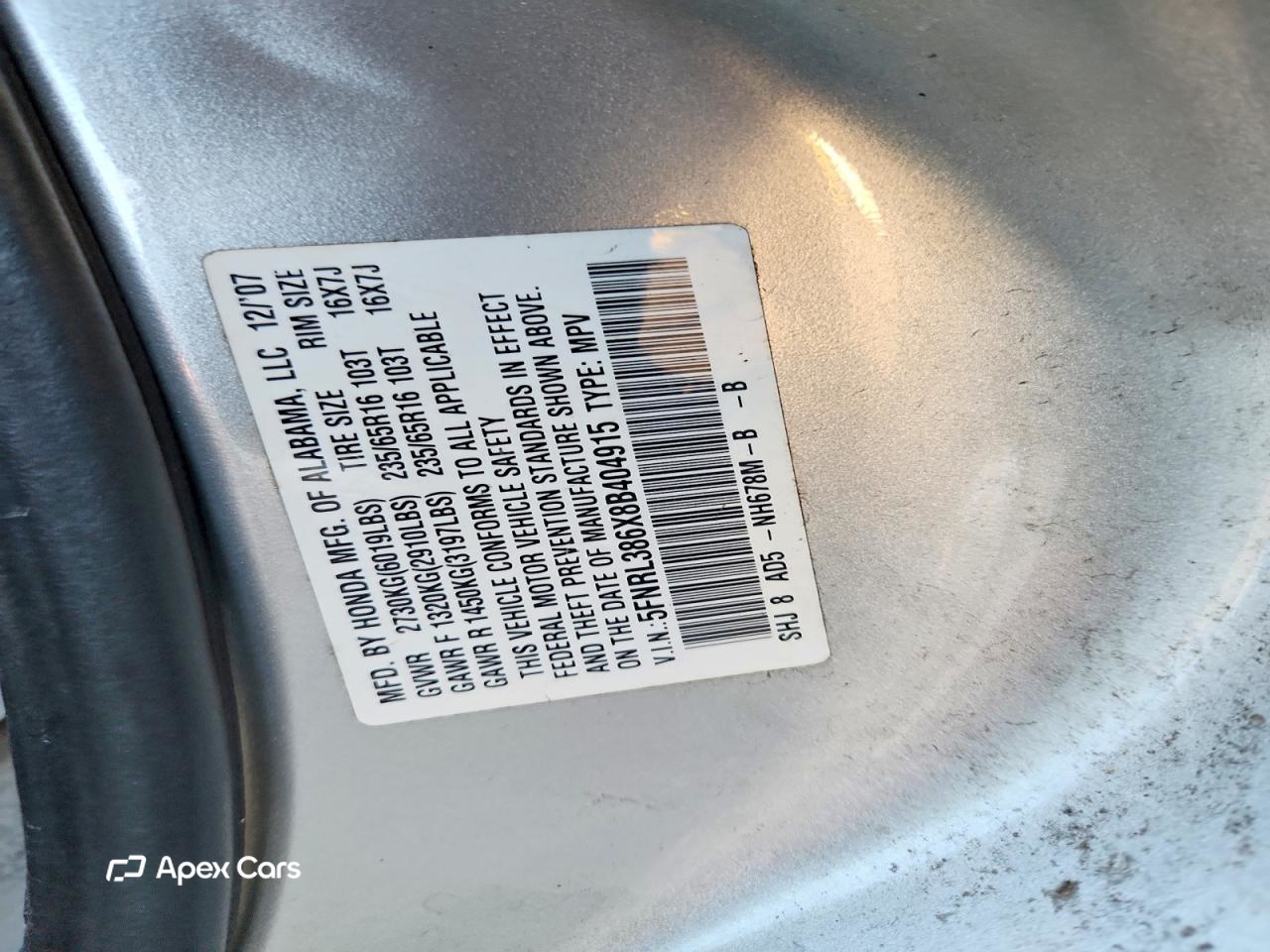 Honda Odyssey 2008