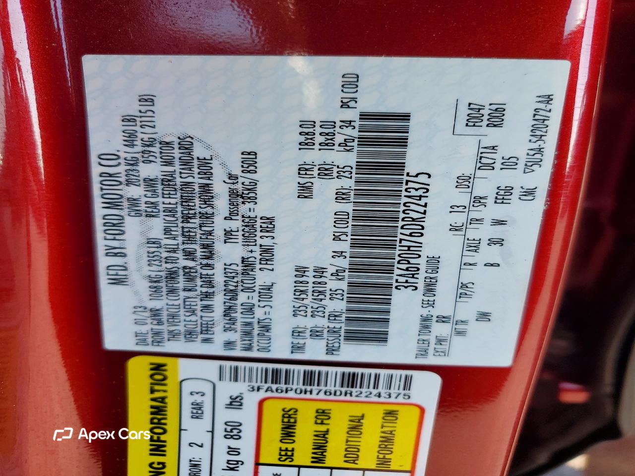 Ford Fusion 2013