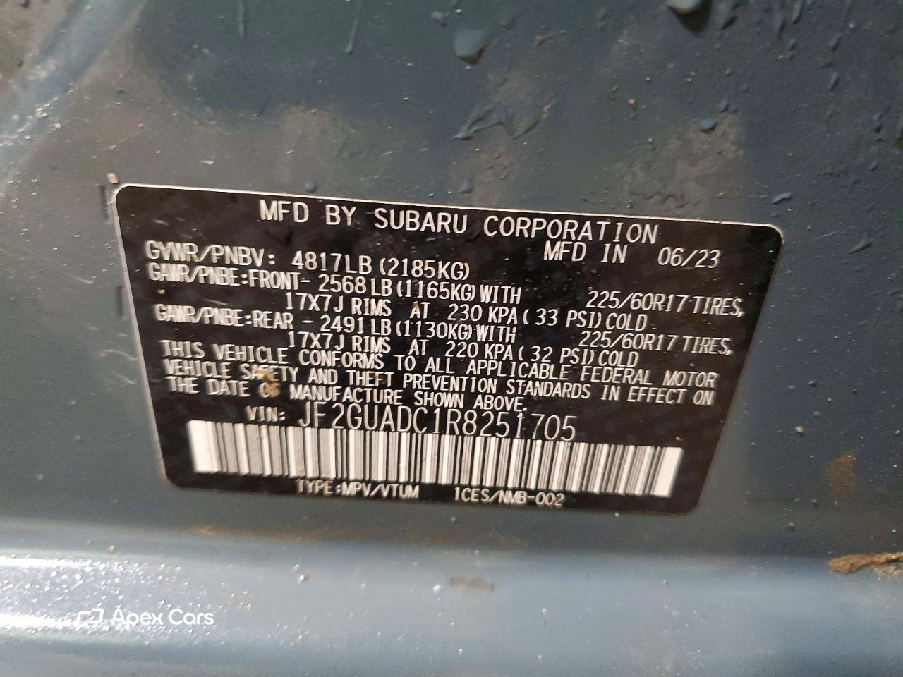 Subaru XV 2024