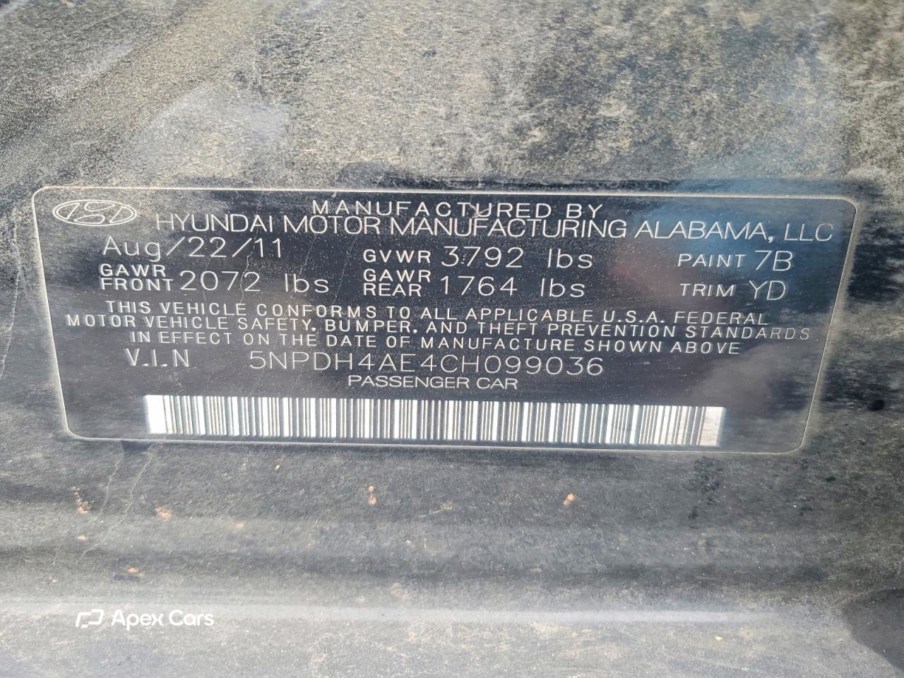 Hyundai Elantra 2012