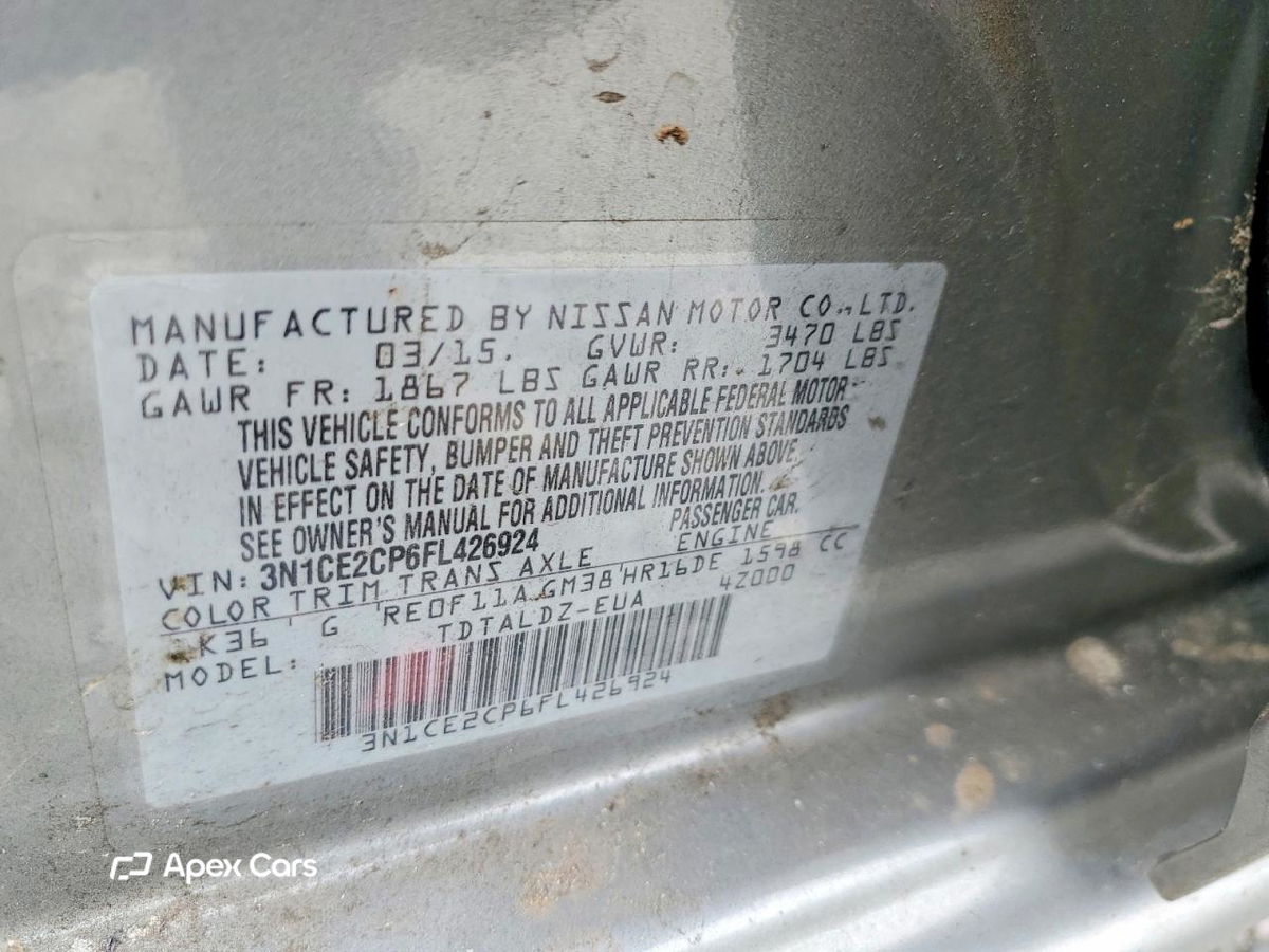 Nissan Versa 2015