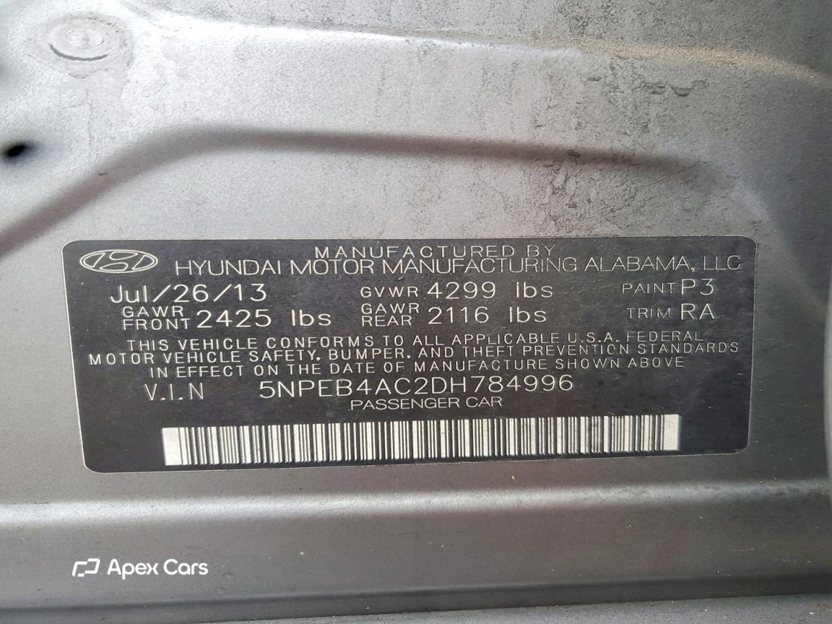 Hyundai Sonata 2013