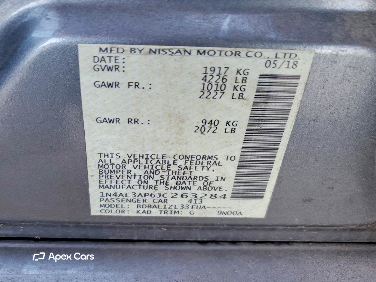 Nissan Altima 2018