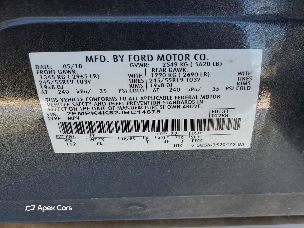 Ford Edge 2018