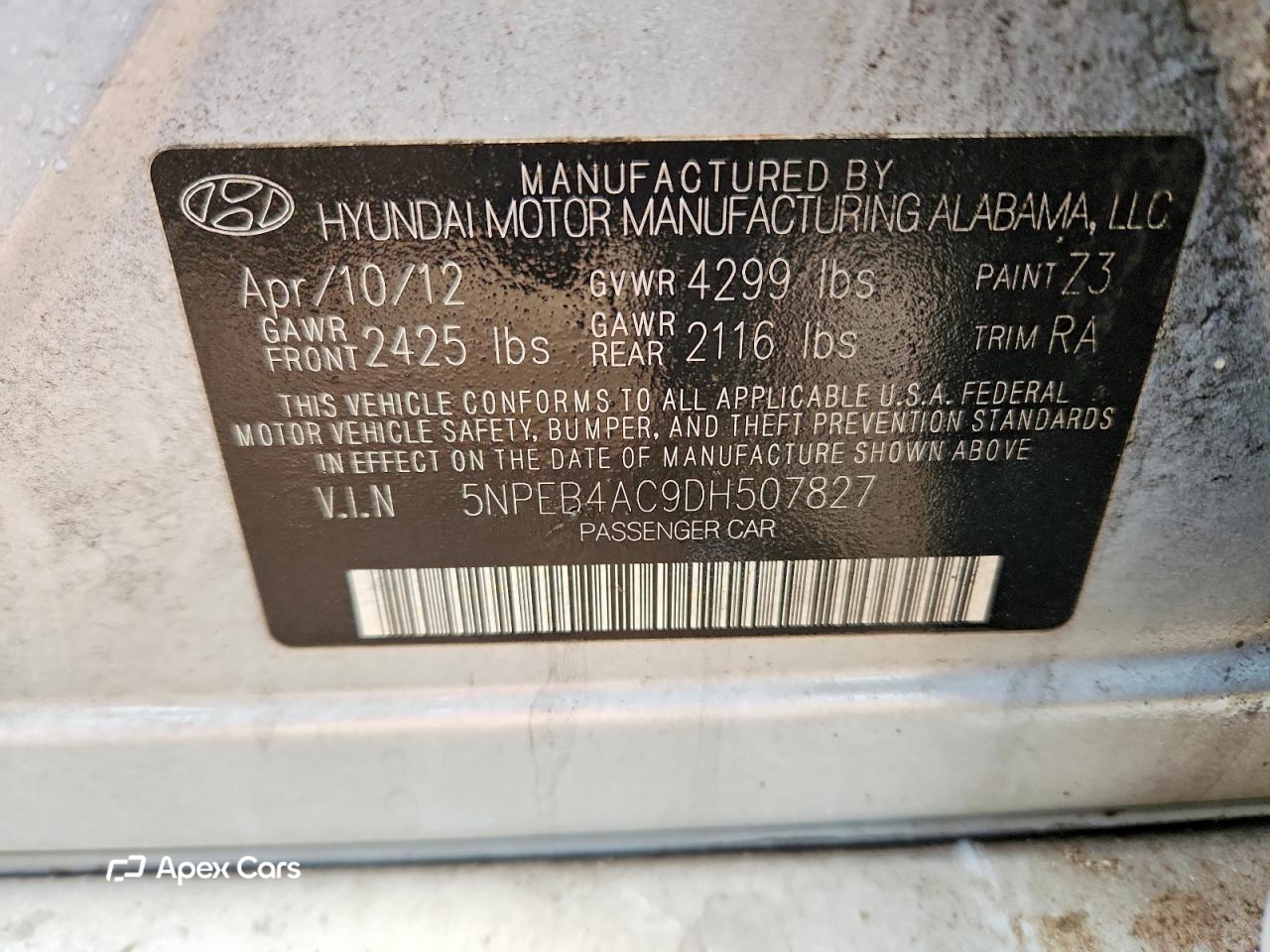 Hyundai Sonata 2013