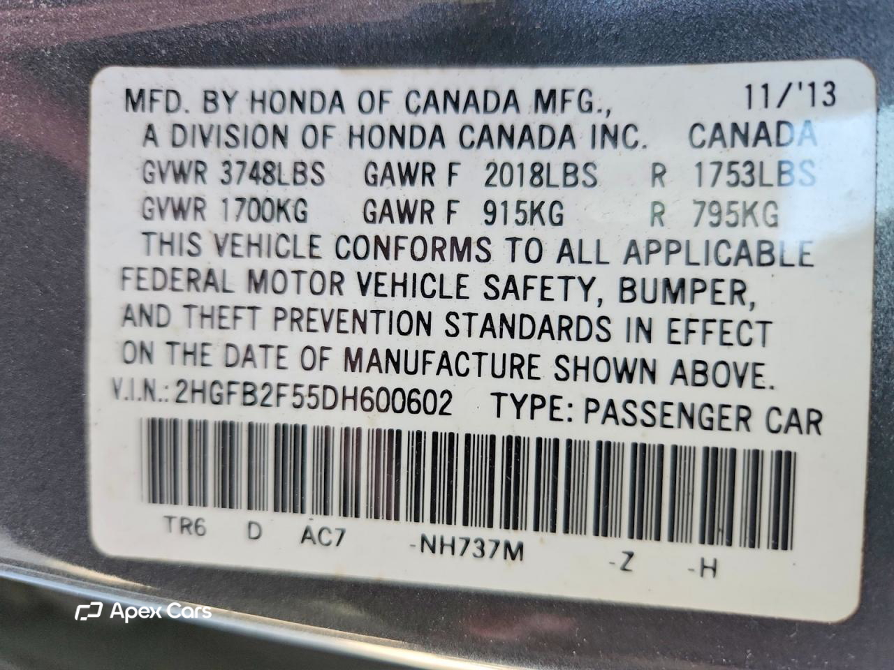 Honda Civic 2013