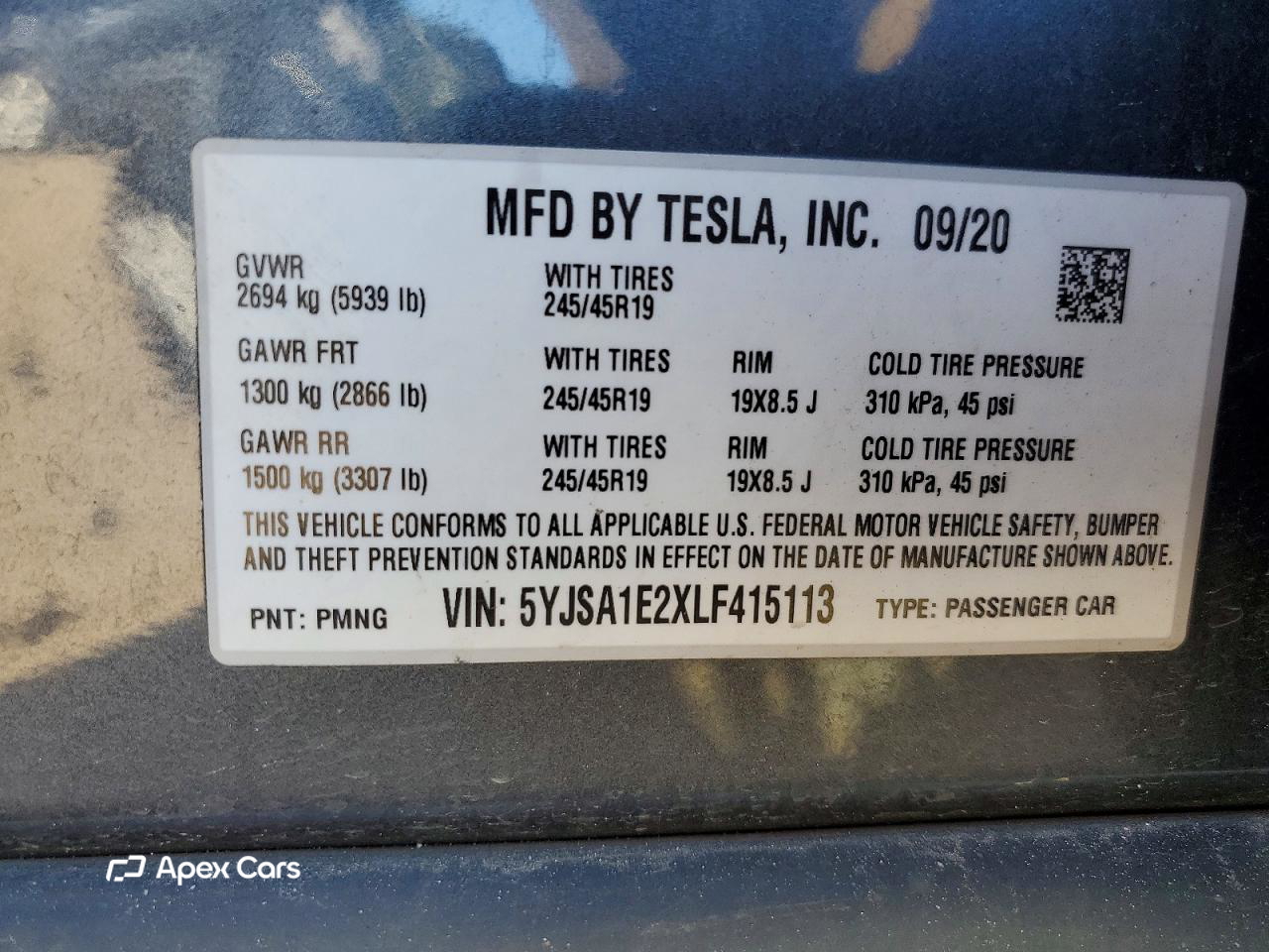 Tesla Model S 2020