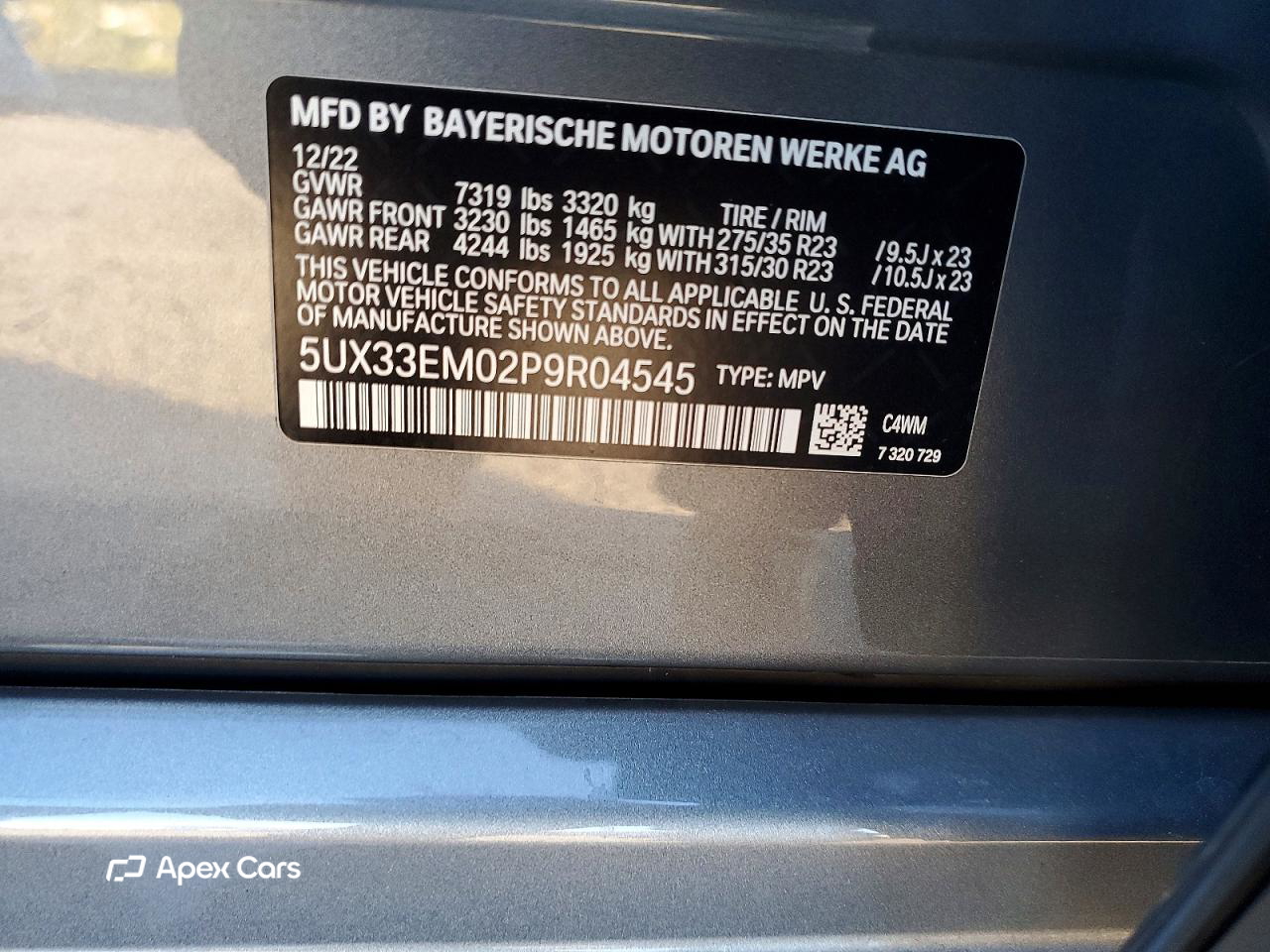BMW X7 2023