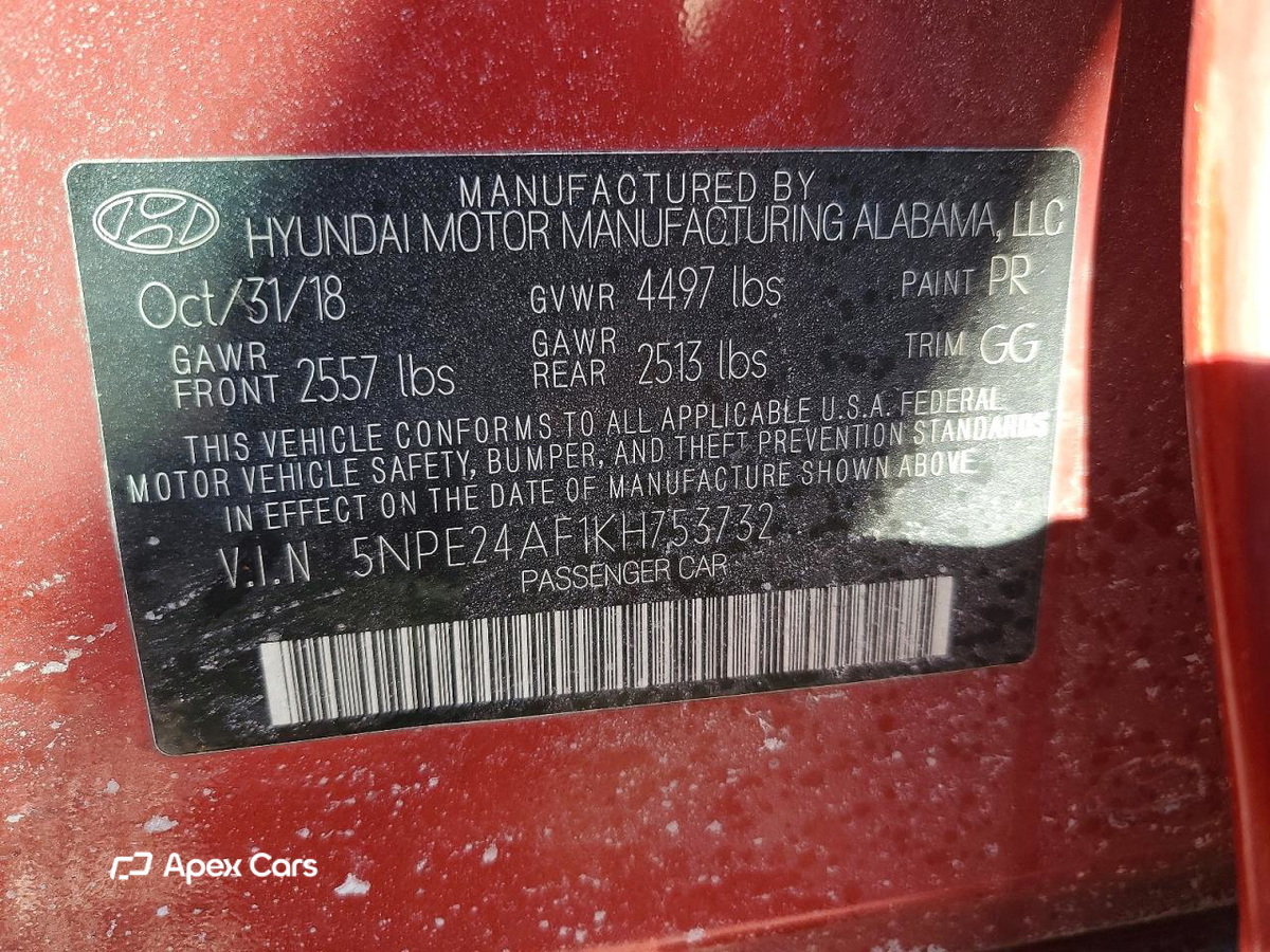 Hyundai Sonata 2019