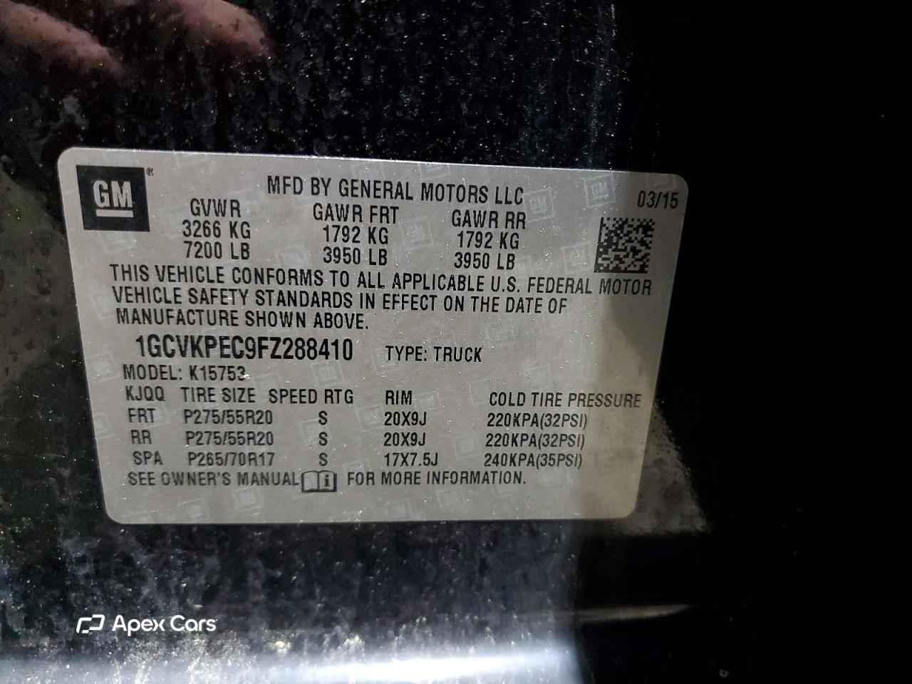 Chevrolet Silverado 2015
