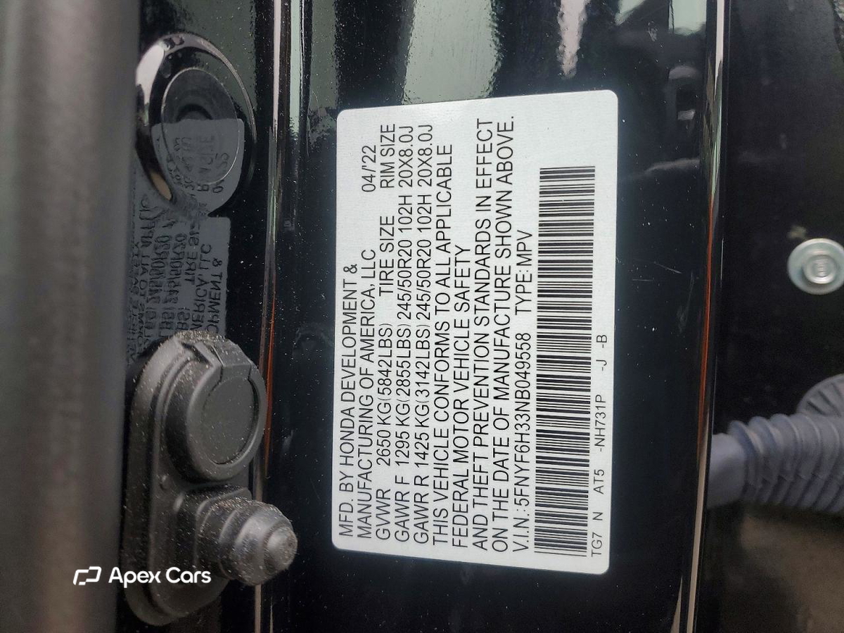 Honda Pilot 2022