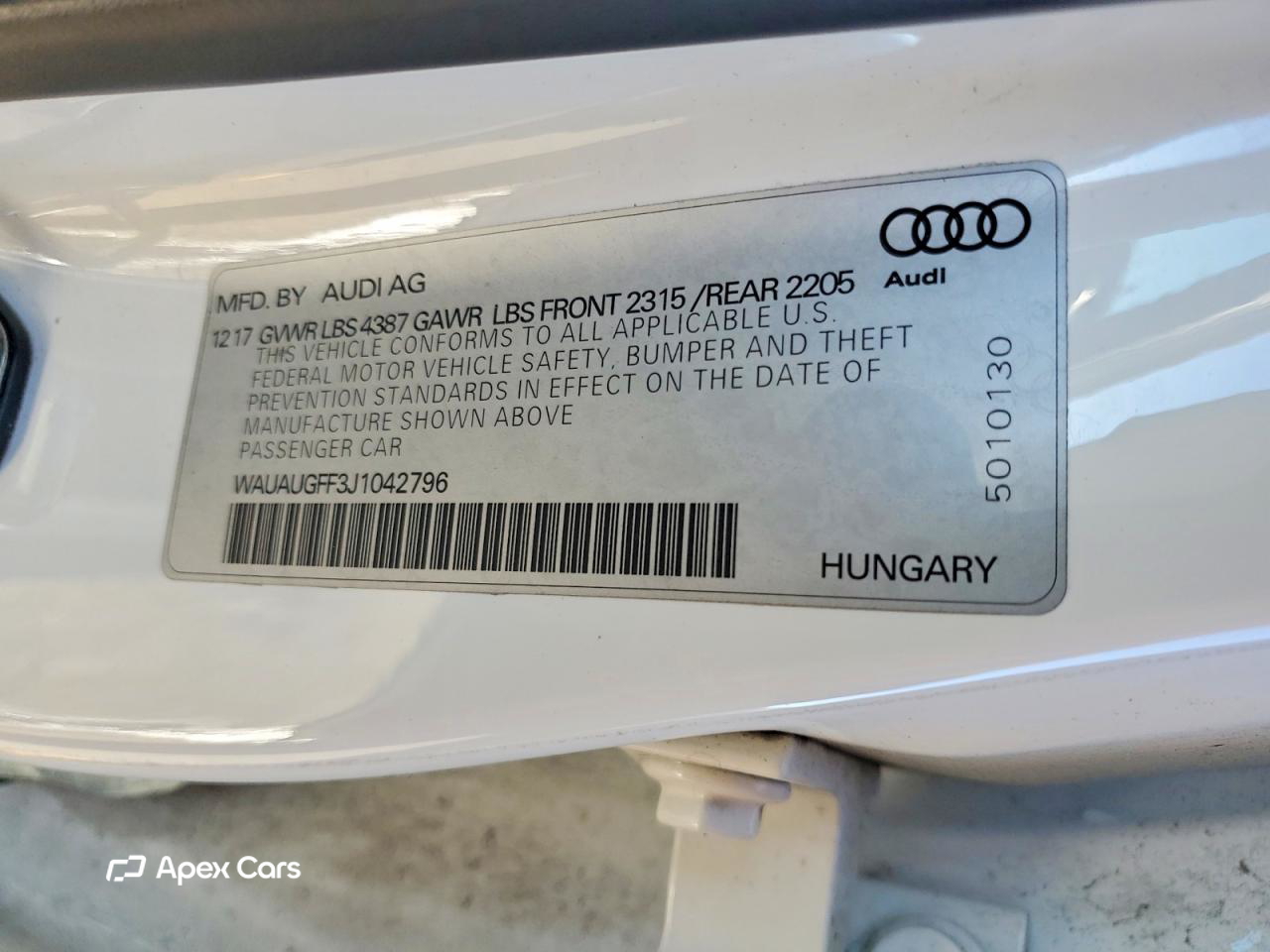 Audi A3 2018