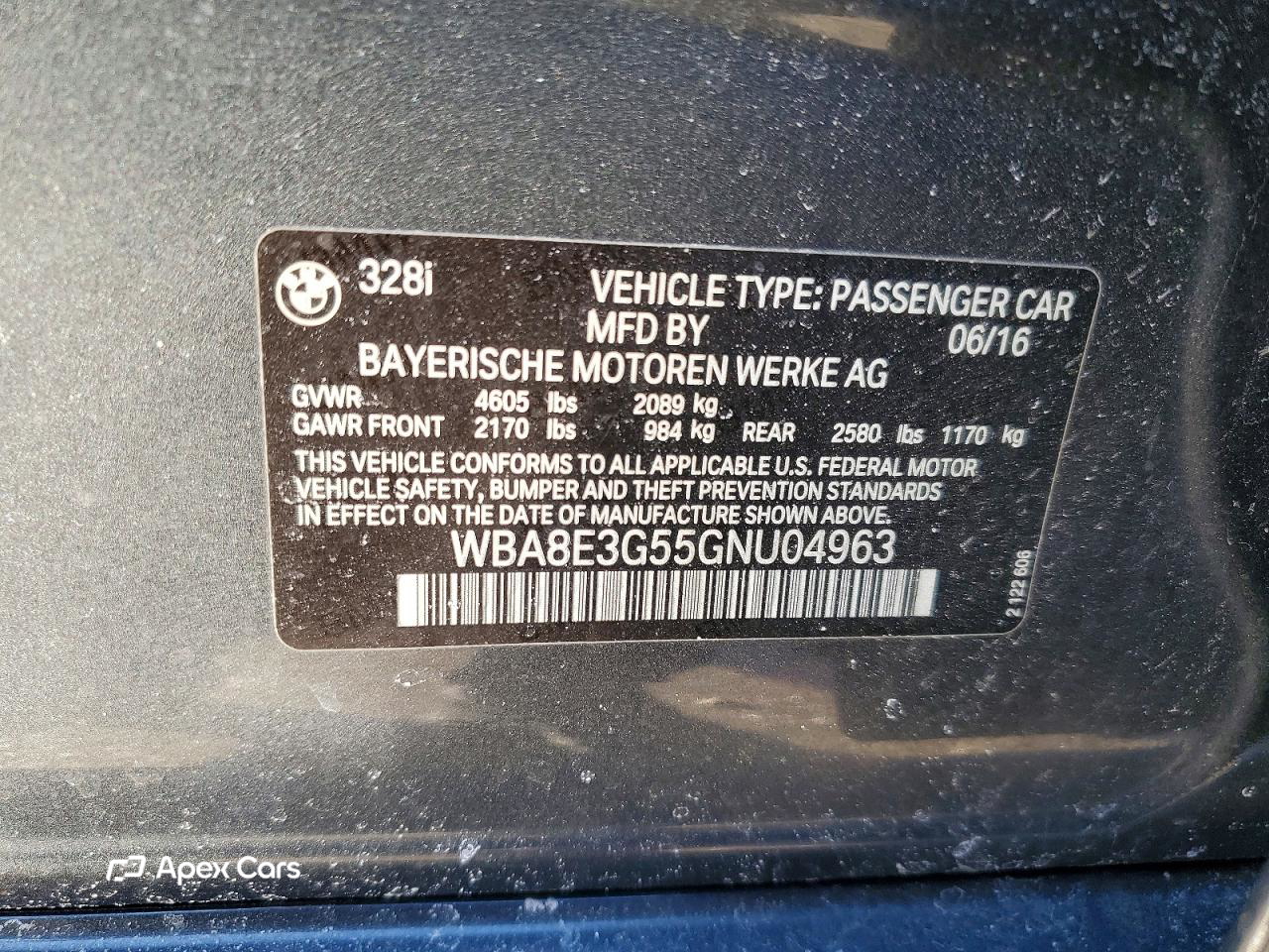 BMW Series 3 2016