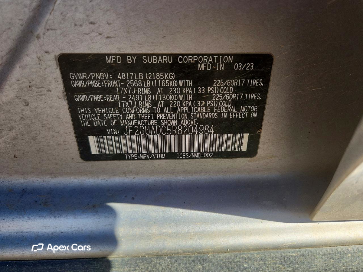 Subaru XV 2024