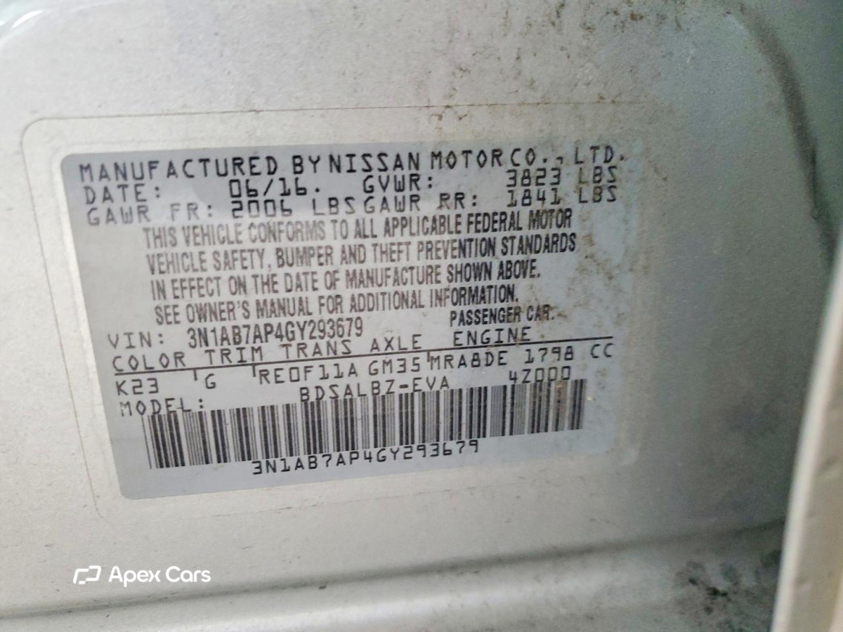 Nissan Sentra 2016
