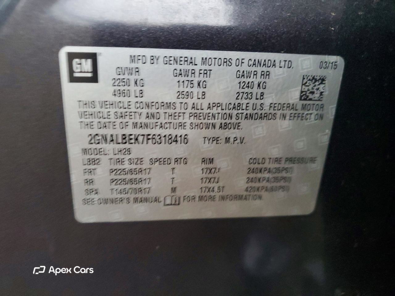Chevrolet Equinox 2015