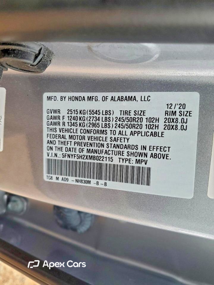 Honda Pilot 2021