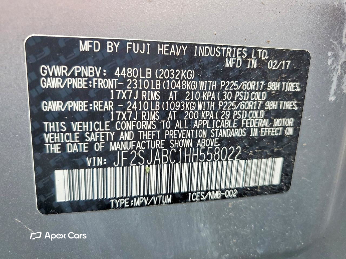 Subaru Forester 2017