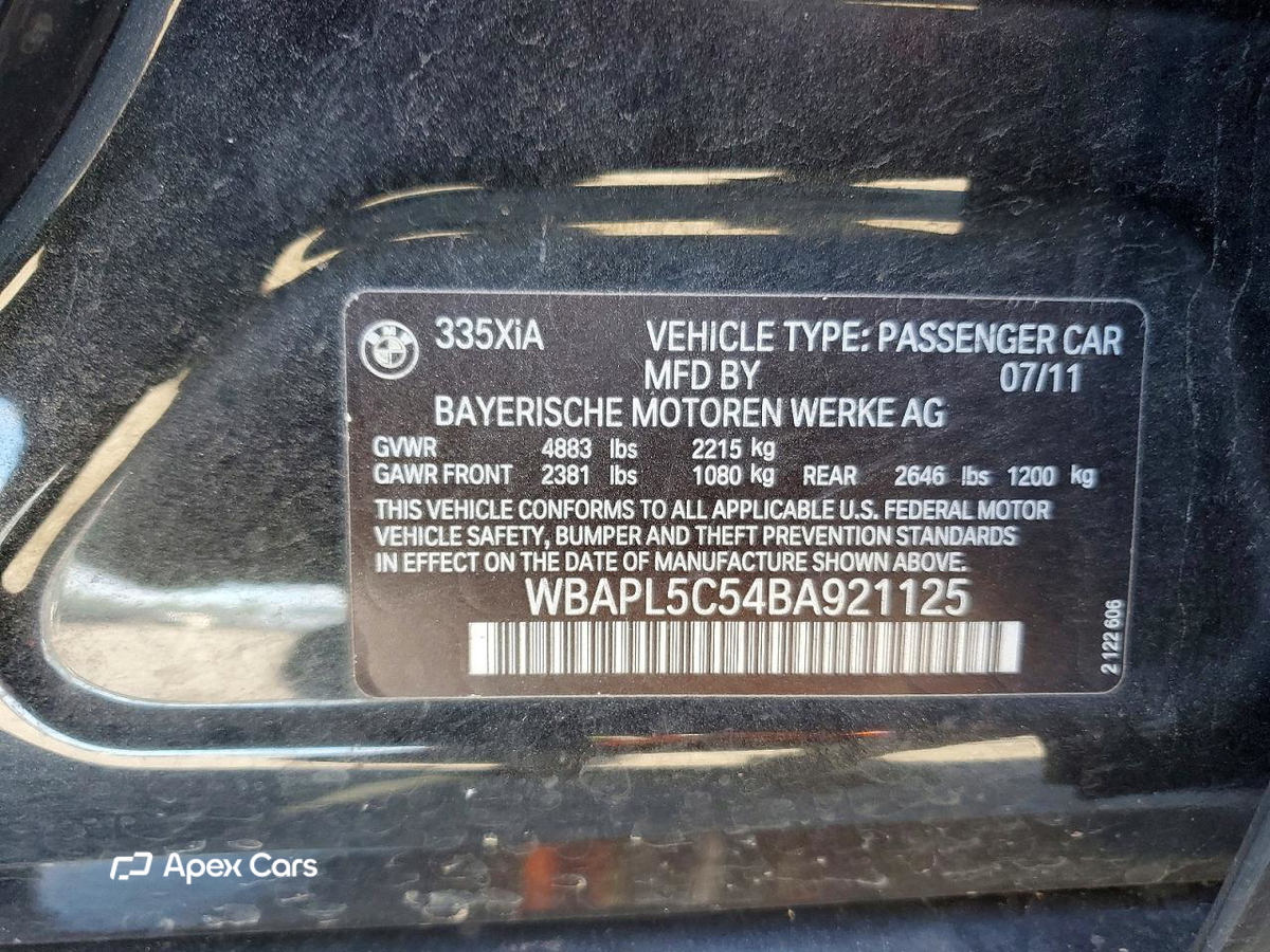BMW Series 3 2011